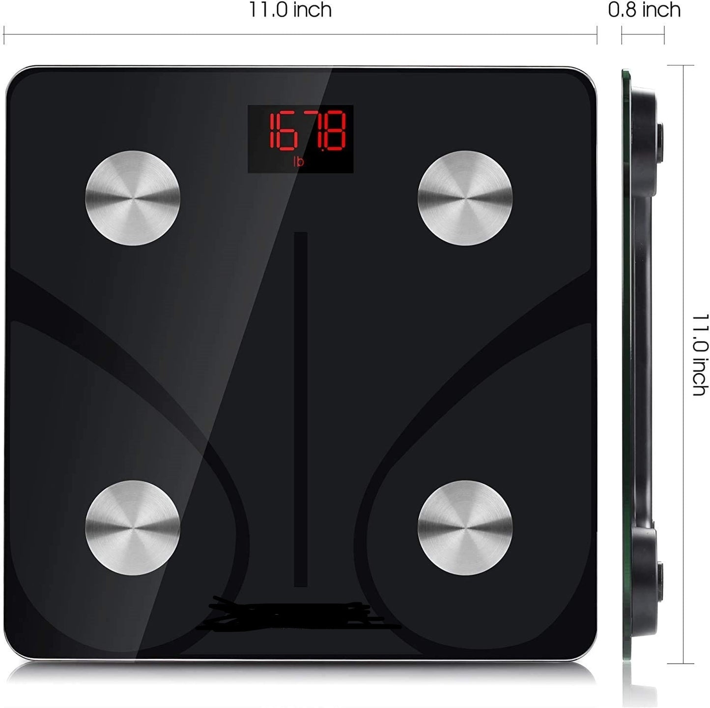 SmartFit Bluetooth Scale – Track Weight, Fat & Progress Easily